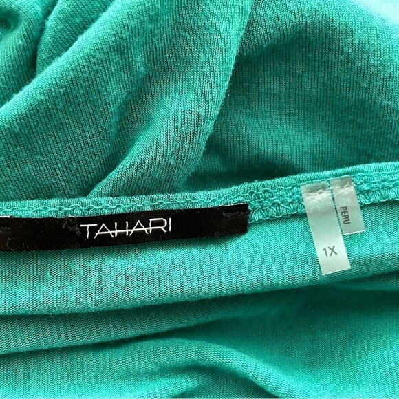 Turquoise Tank Top by Tahari, Size 1X - Picture 7 of 8
